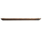 Shinogi Brown Ribbed Japanese Sushi Plate side