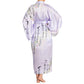 Silk Life Poem Long Lilac Japanese Yukata