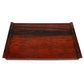 Small Brown Wood Effect Japanese Tray