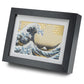 Small Great Wave Framed Japanese Picture side