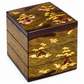 Small Matsushima 3 Tier Japanese Lacquer Box