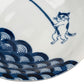 Someneko Cat Japanese Bowl Gift Set detail fishing