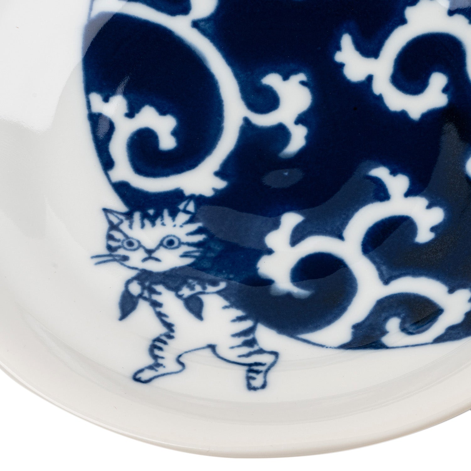 Someneko Cat Japanese Small Plate Gift Set detail