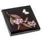 Square Musashino Lacquer Japanese Compact Mirror