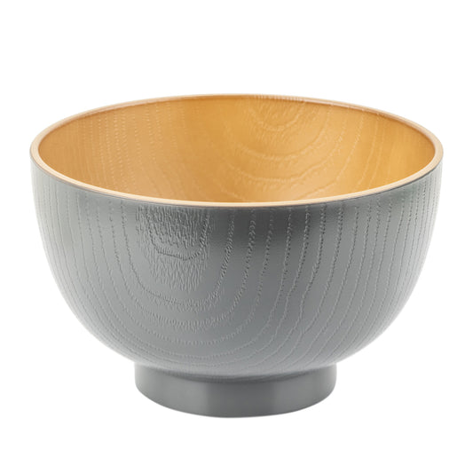 Steel Grey Japanese Lacquer Bowl