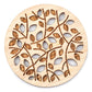 Sunbeams Natural Wood Premium Japanese Coaster top