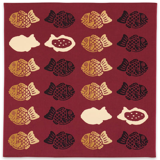 Taiyaki Fish Japanese Handkerchief