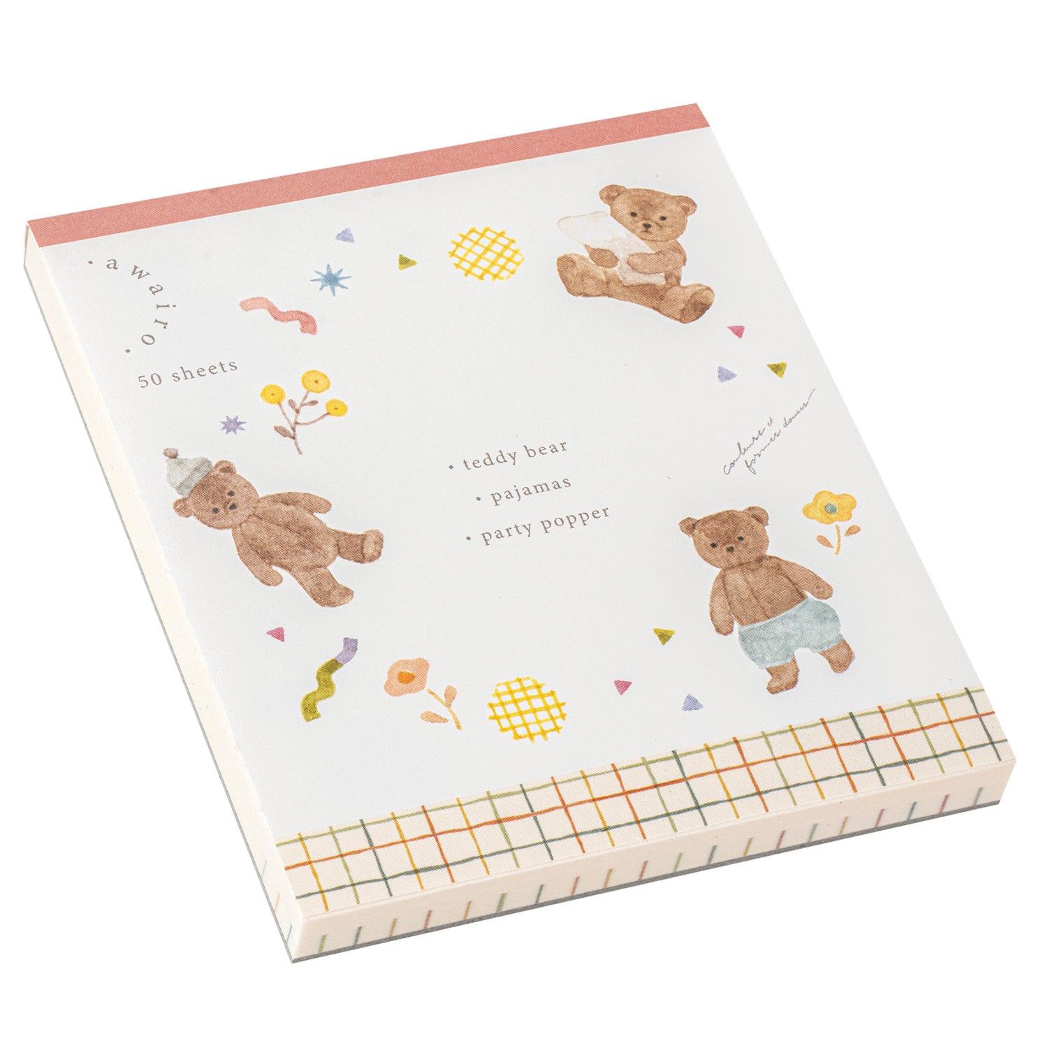 Teddy Bear Japanese Memo Pad