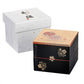 Temari Small 2 Tier Japanese Lacquer Box and gift box