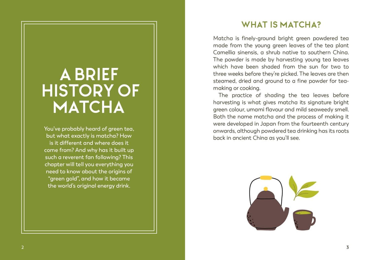 The Little Book of Matcha inside text 1