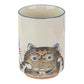 Three Blue Cats Japanese Tea Cup