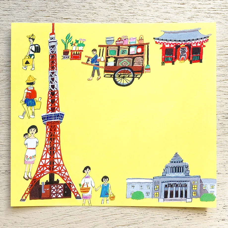 Tokyo Small Japanese Memo Pad example 1