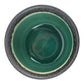 Turquoise Crackleglaze Japanese Tea Cup top