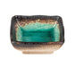 Turquoise Crackleglaze Sushi Plate Set sauce dish