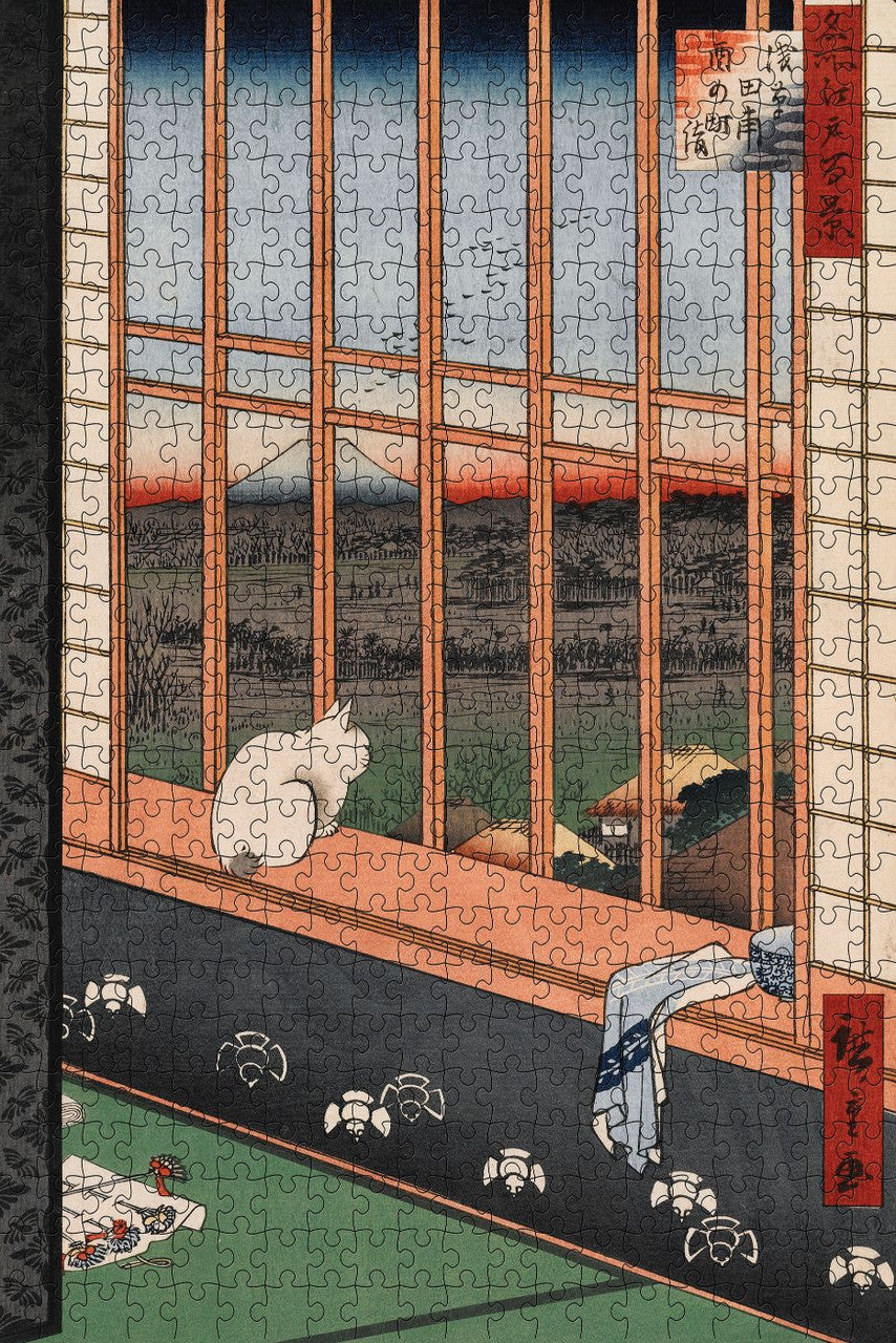 Utagawa Hiroshige 500 pce Japanese Jigsaw Puzzle detail