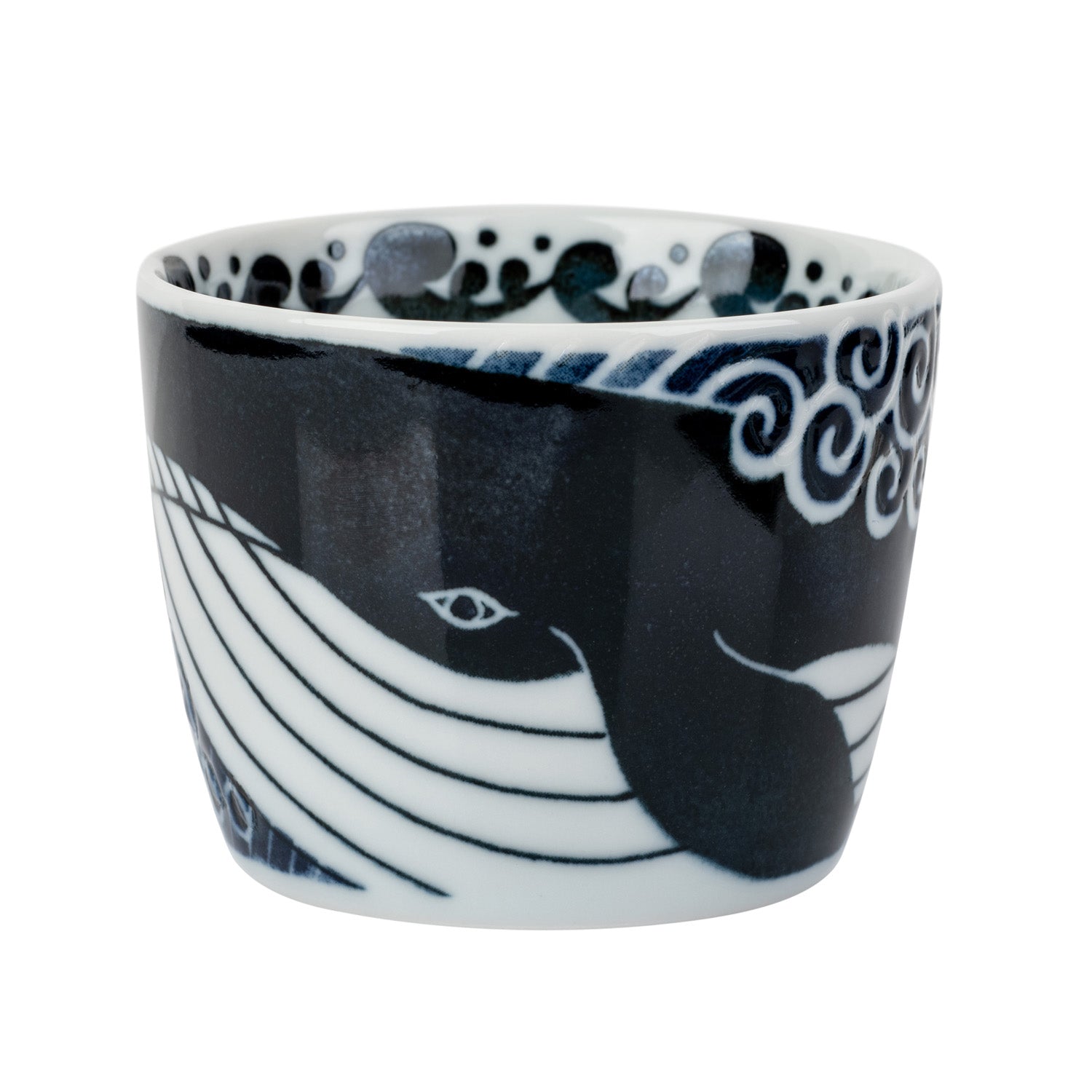 Whale Indigo Blue Japanese Cup