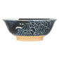 Whale Indigo Blue Japanese Ramen Bowl Set side