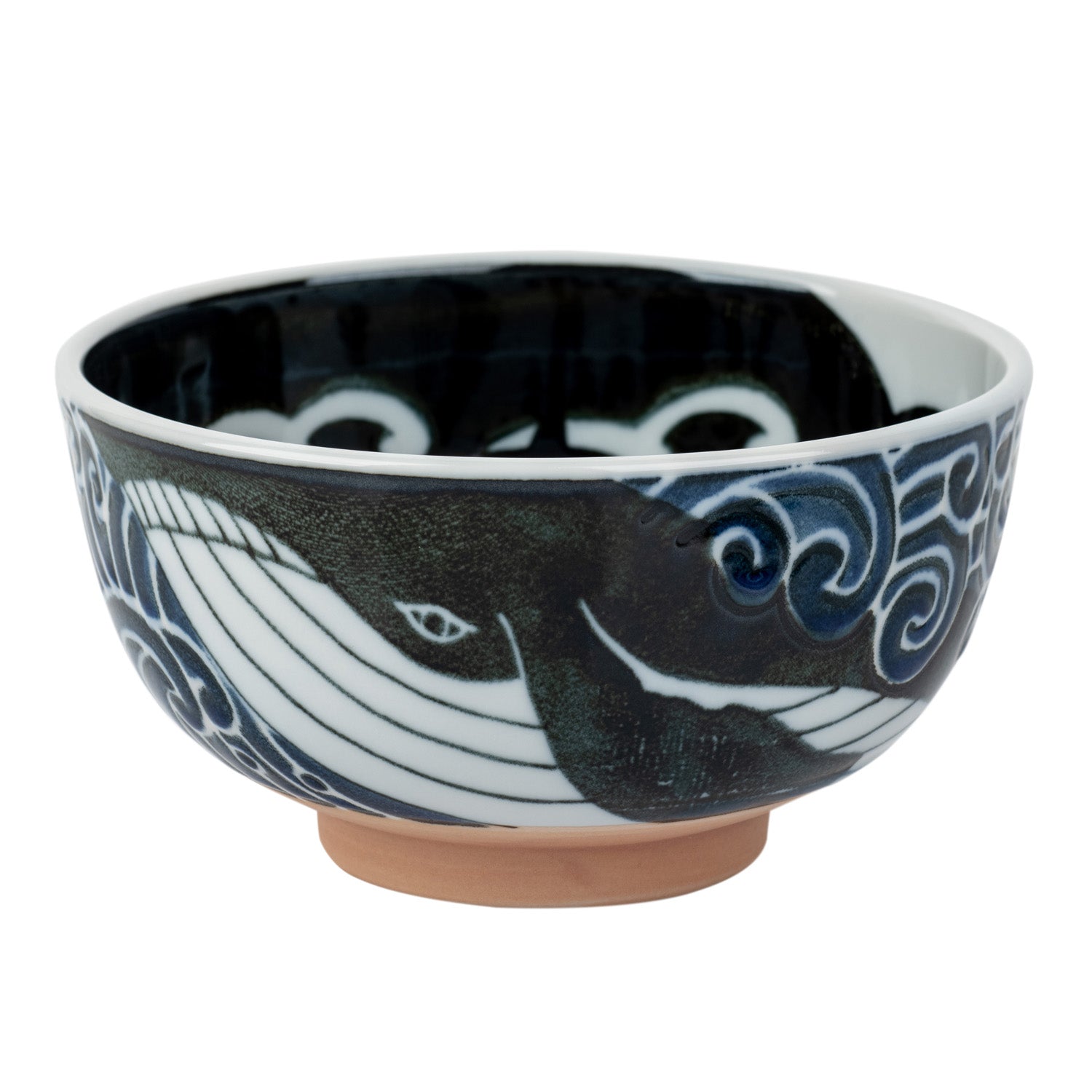 Whale Indigo Blue Small Japanese Bowl