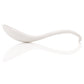 White Ceramic Japanese Soup Spoon