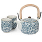Wildflower Japanese Tea Pot Set