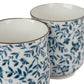 Wildflower Japanese Tea Pot Set cup detail