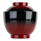 Yamato Small Japanese Lacquer Miso Bowl and Lid side