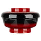 Yasuragi Japanese Lacquer Large Rice Bowl and Lid side