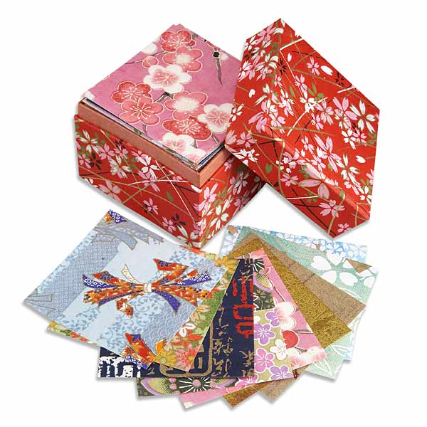 Box of Washi Origami Paper