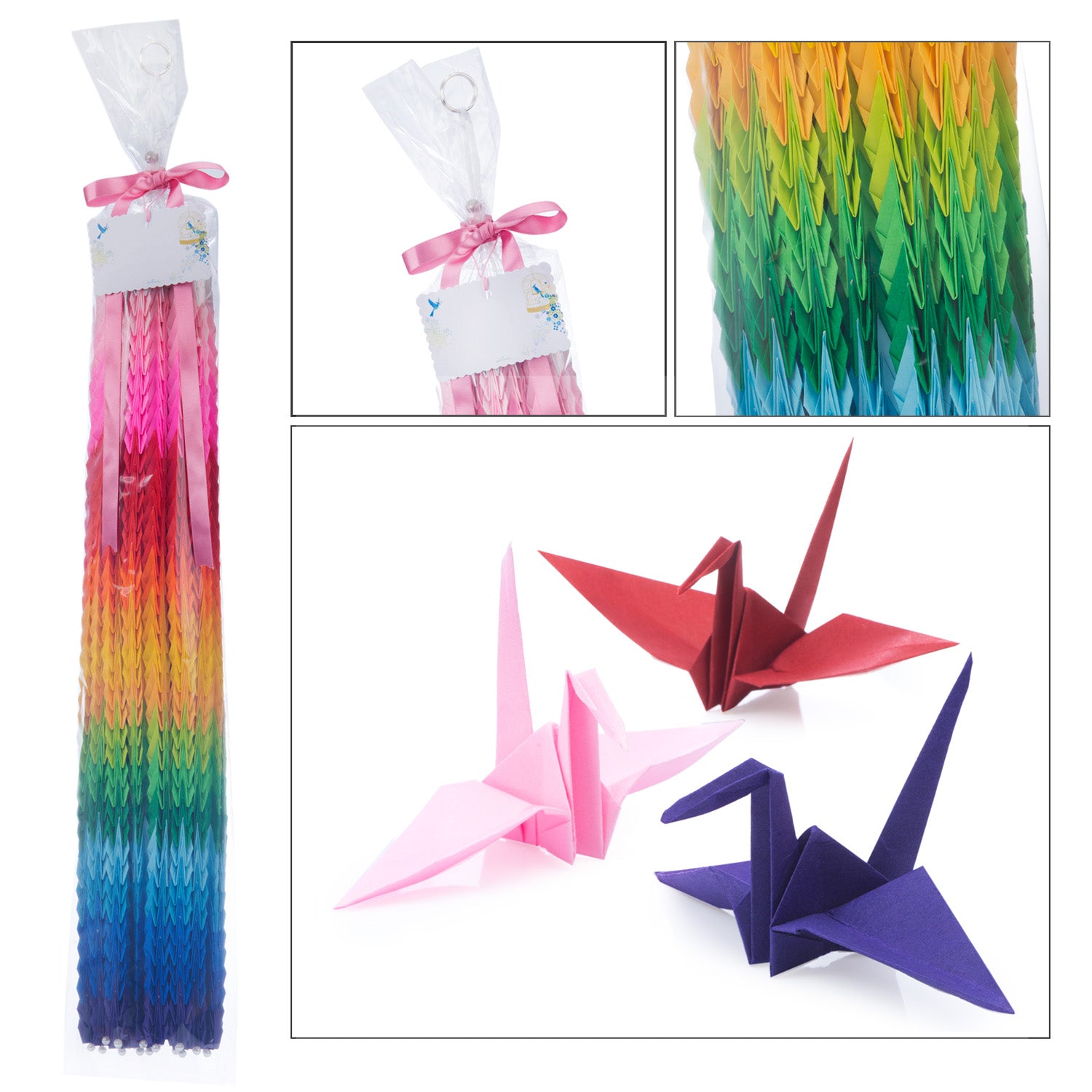 1000 Japanese Origami Paper Crane Birds