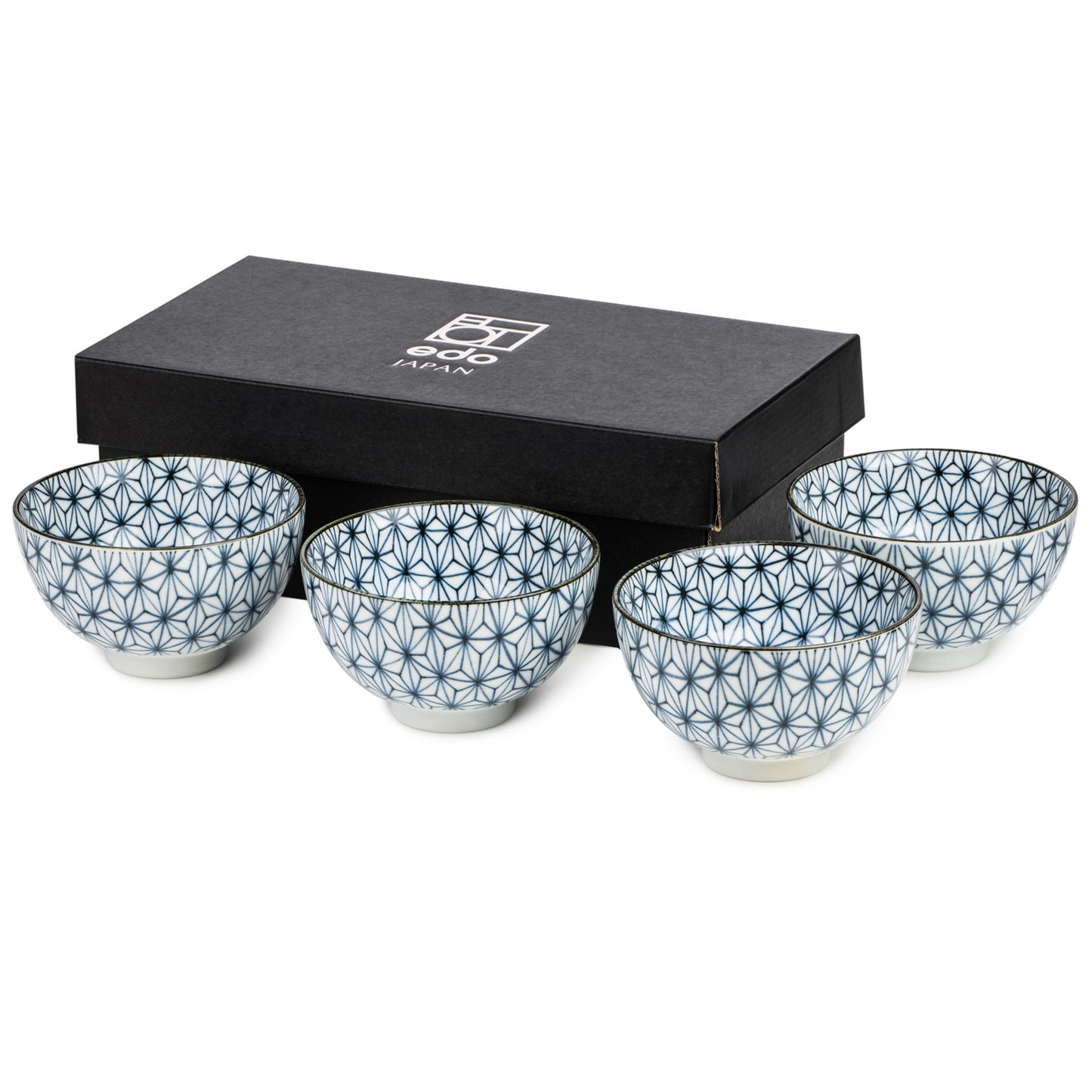 Asanoha Traditional Japanese Rice Bowl Set | Japanese Bowls – The ...