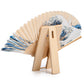Japanese Fan Bamboo Stand and Wall Mount