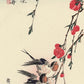 Barn Swallows and Peach Blossoms Hiroshige Woodblock Print