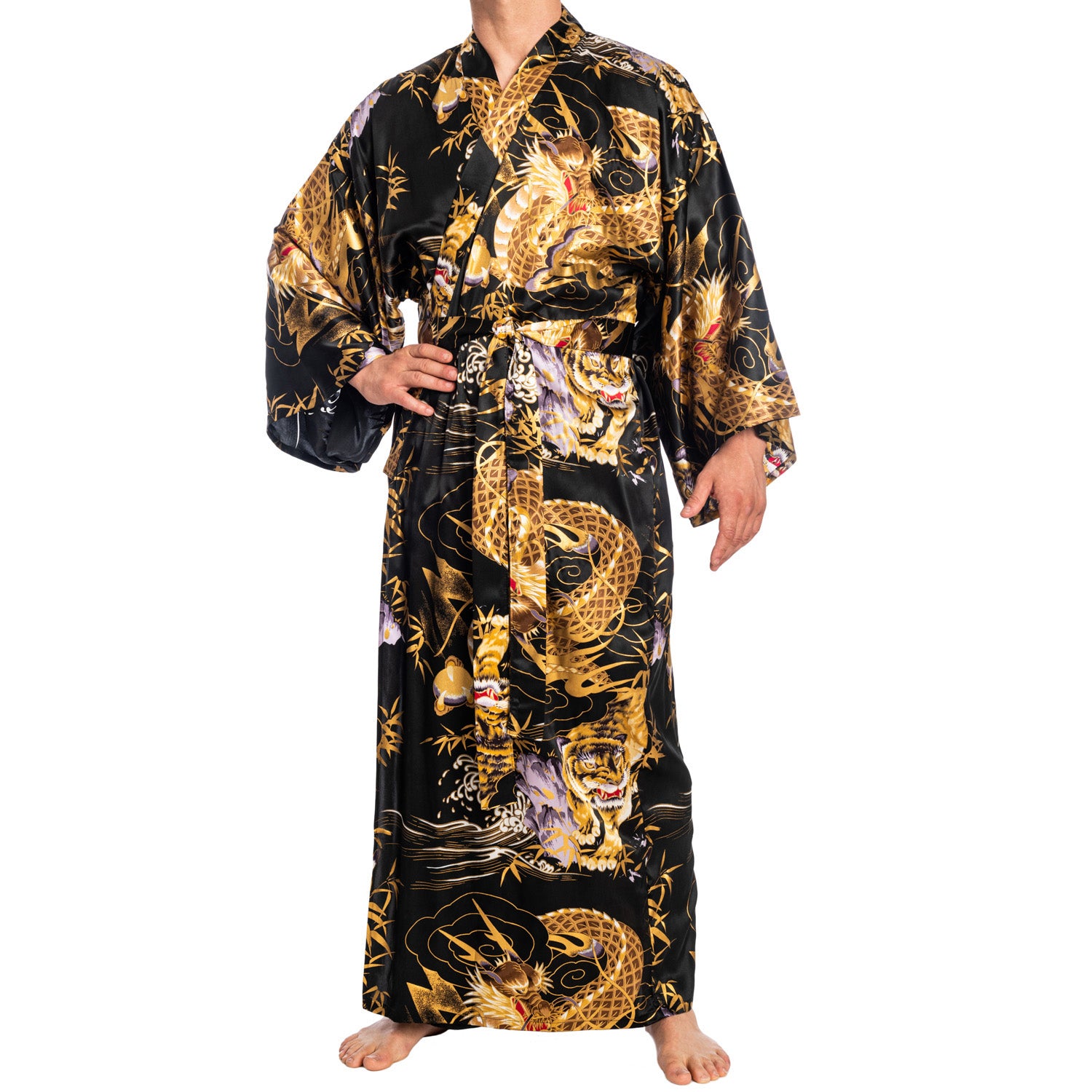 H-030】 Kimono - Striped (Summer) 着物 縞紗（夏用） – SAMBU KYUGUTEN