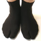 Black Stretch Japanese Tabi Socks