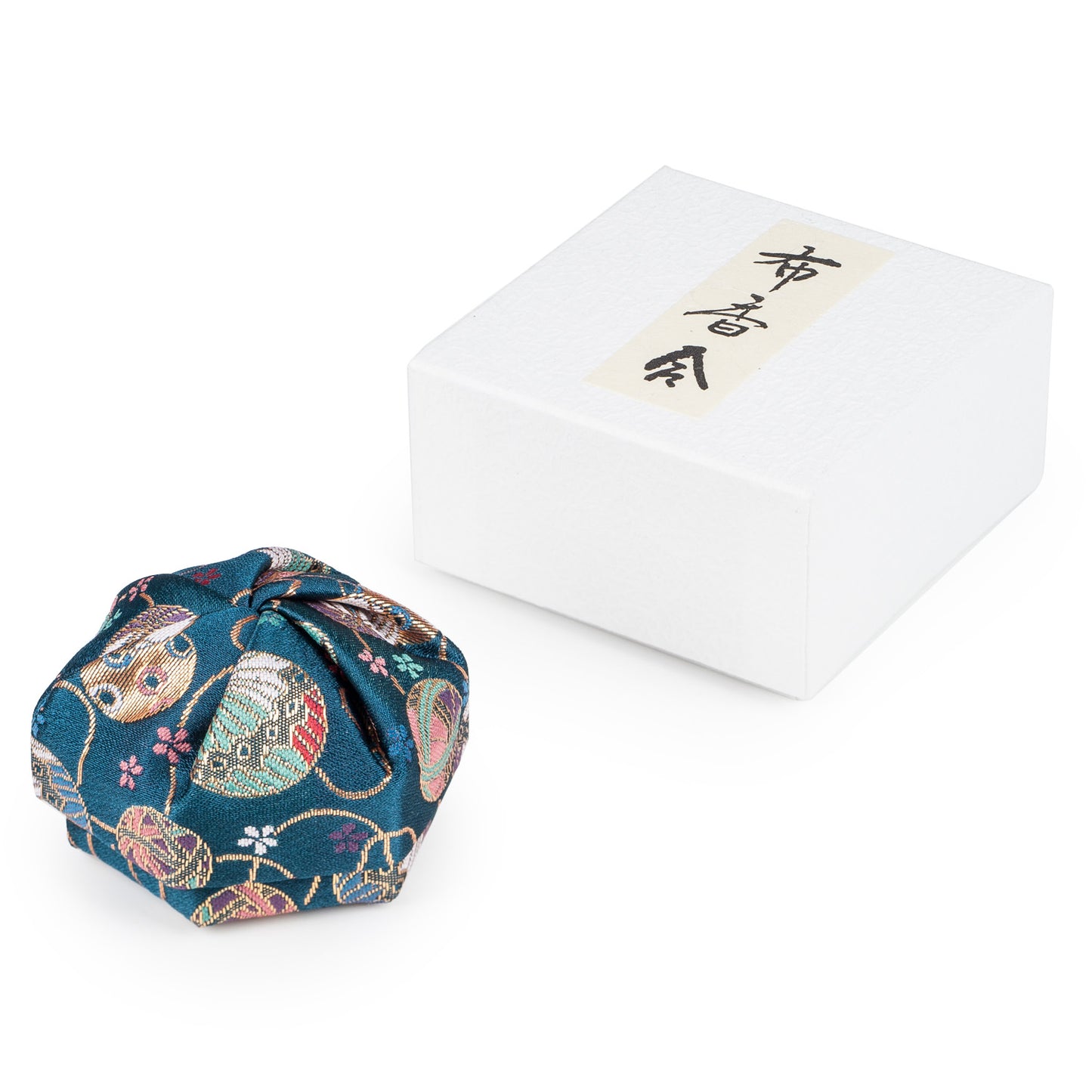 Blue Floral Traditional Japanese Jewellery Box