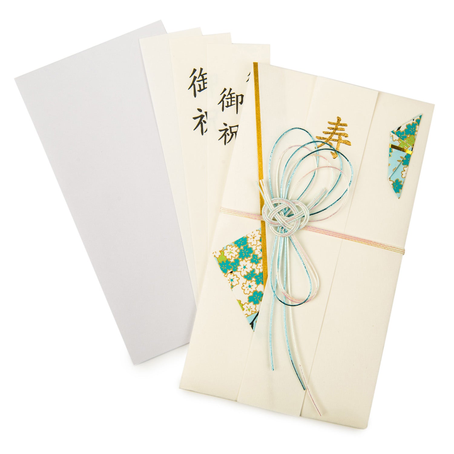 Blue Knot Japanese Envelope Card