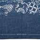Blue Map Japanese Cotton Handkerchief