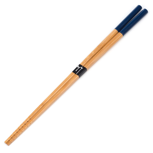 Blue Wooden Japanese Cooking Chopsticks