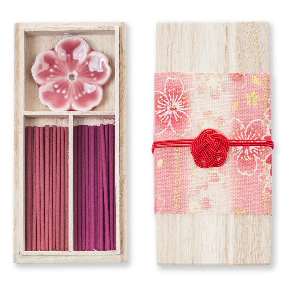 Cherry Blossom Japanese Incense Set