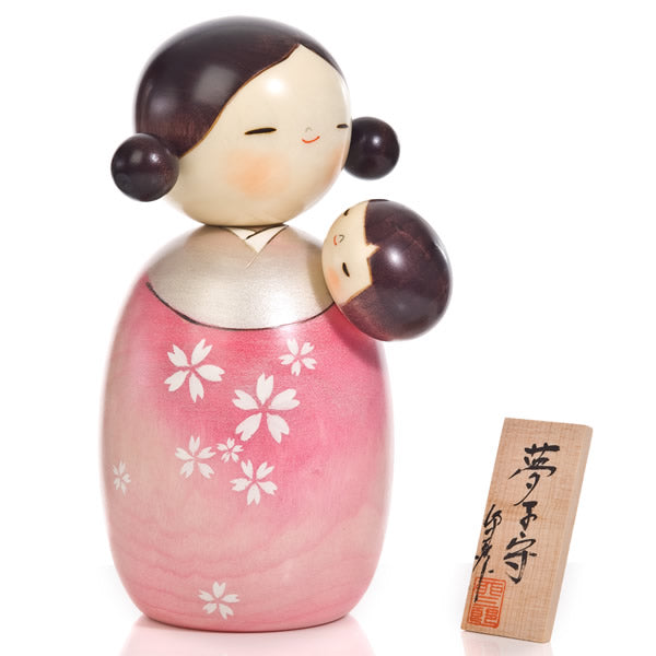 Dream Lullaby Mother and Baby Kokeshi Doll
