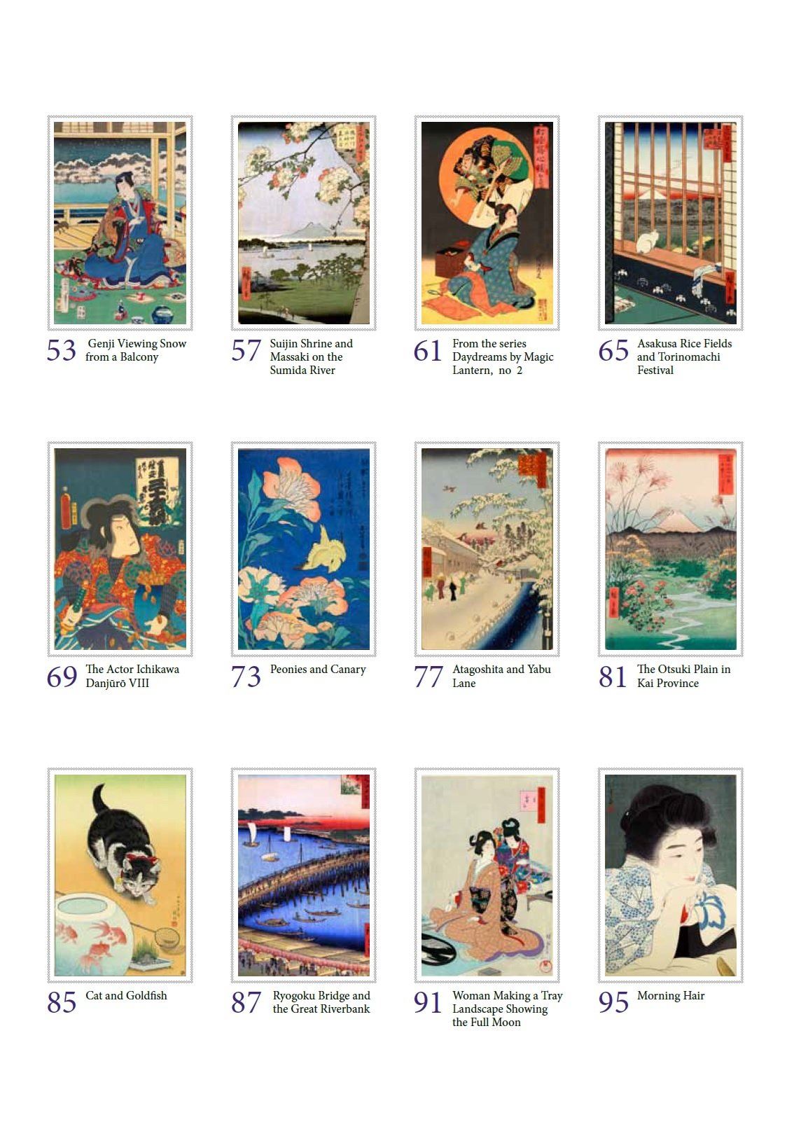 Floating World Japanese Prints Colouring Book