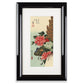Framed Peacock and Peonies Hiroshige Print