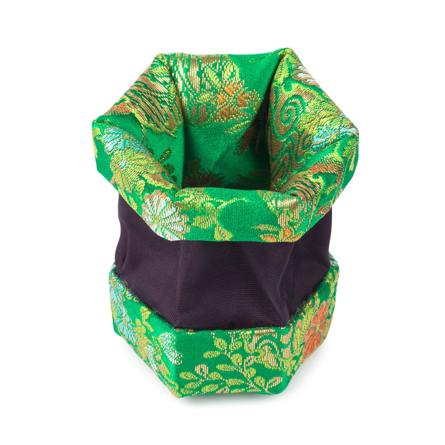 Green Floral Traditional Japanese Jewellery Box