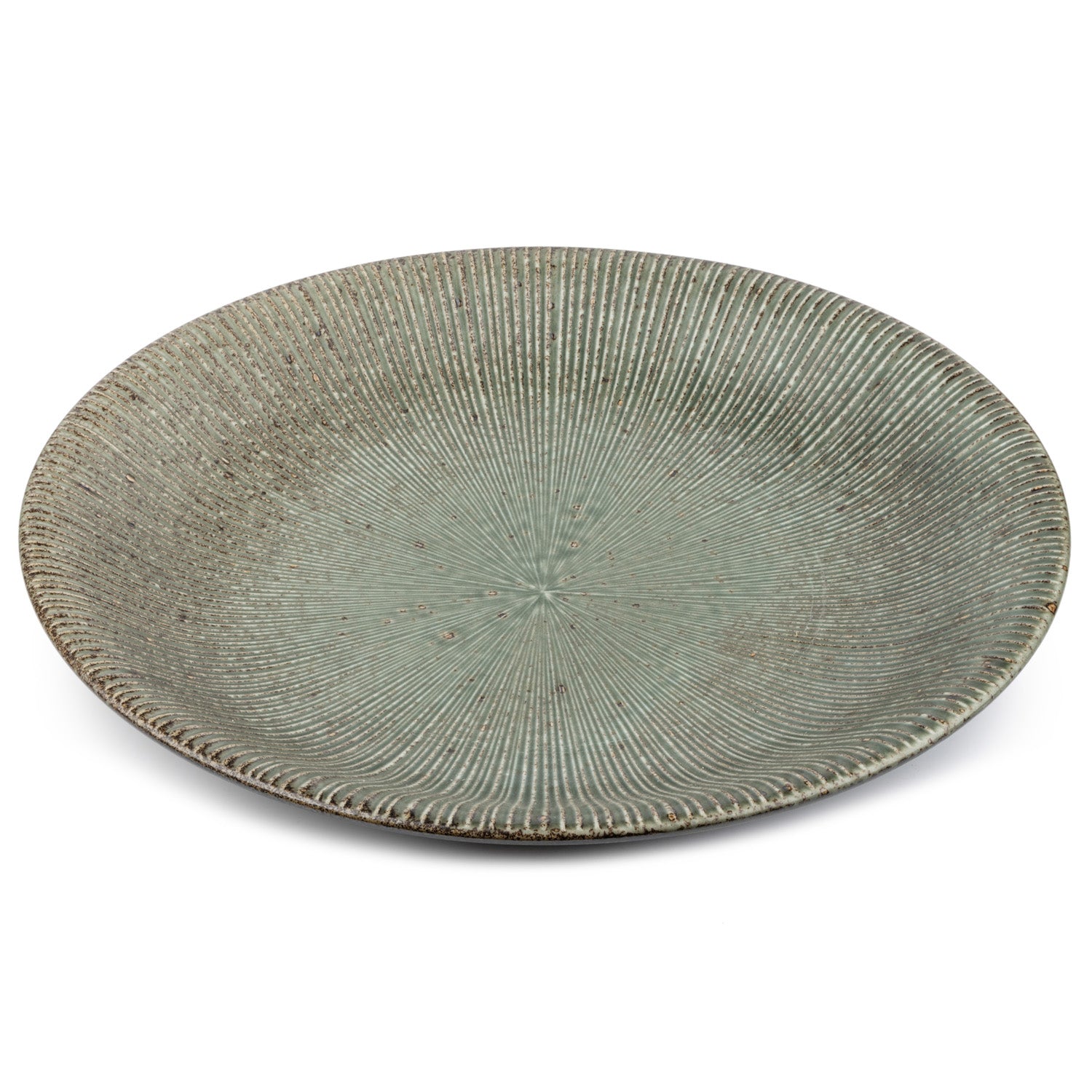 Green Wabi Sabi Premium Large Japanese Serving Plate