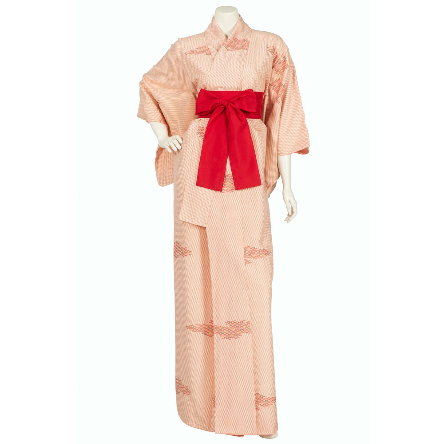 Kannazuki Vintage Silk Japanese Kimono Robe
