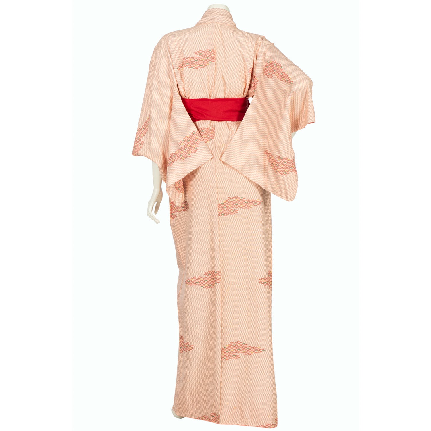 Kannazuki Vintage Silk Japanese Kimono Robe