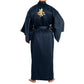 Kotobuki Navy Mens Japanese Polyester Kimono