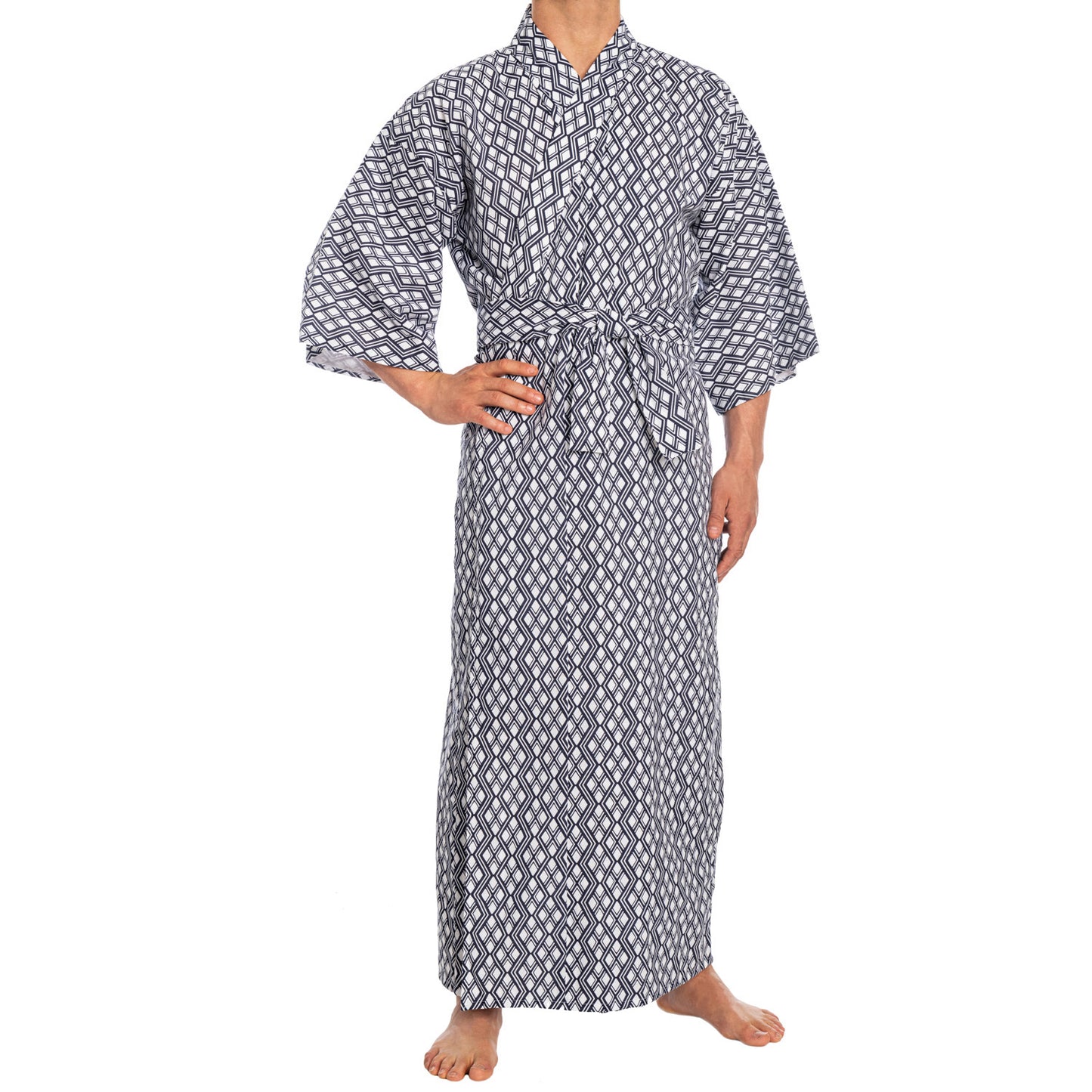 Mens Cotton Japanese Nemaki Kimono