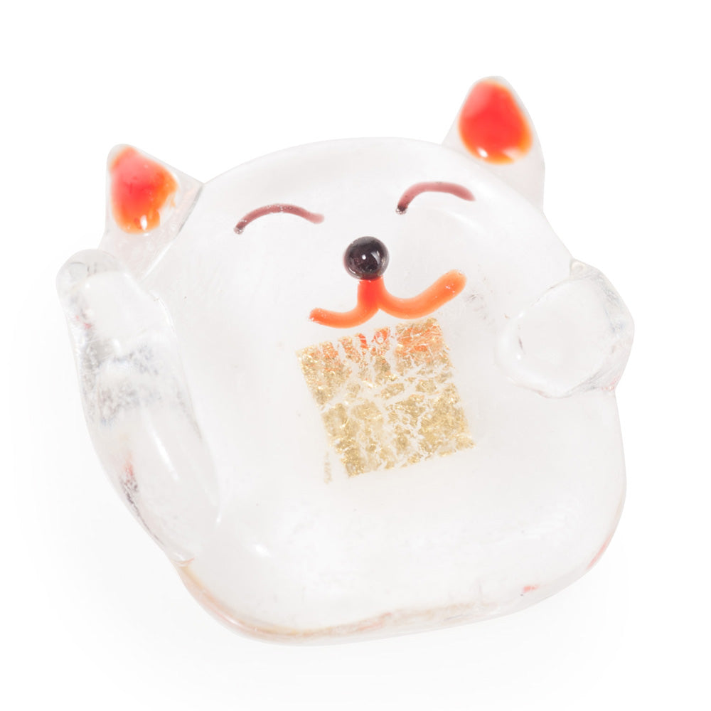 Miniature Crystal Japanese Lucky Cat