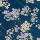 Navy Cherry Blossom Japanese Handkerchief